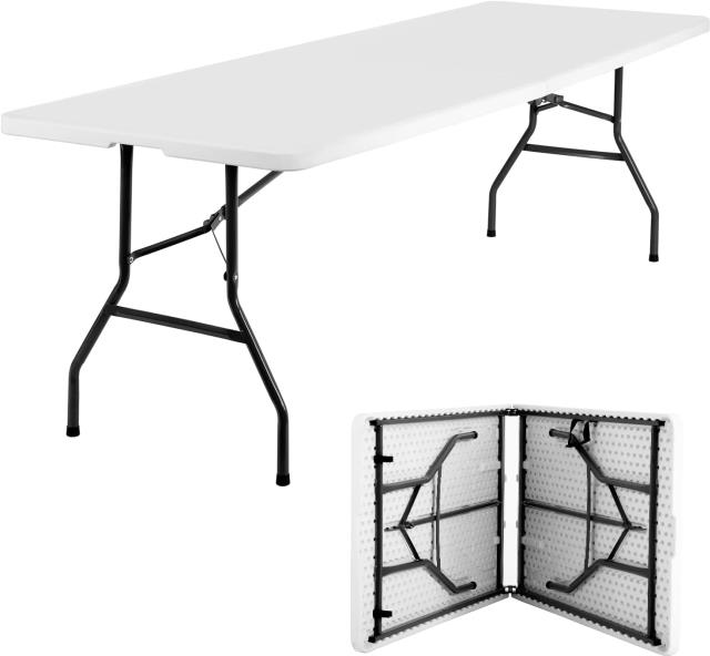 Rental store for TABLE, BANQUET 8  FOLD-IN-HALF PLASTIC in Edmonds WA