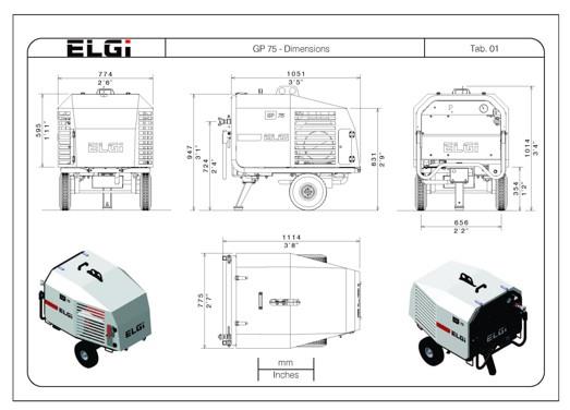 Where to find COMPRESSOR, AIR 75CFM GAS in Edmonds
