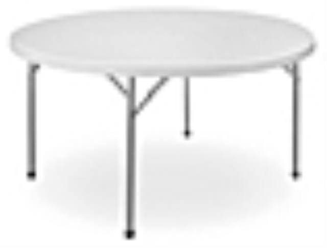 Rental store for TABLE, ROUND, 60  PLASTIC in Edmonds WA