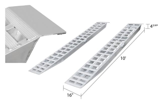 Rental store for LOAD RAMPS, 10  HD,FLAT END, PAIR, ALUM in Edmonds WA