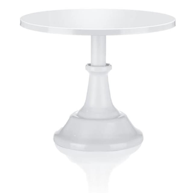 Rental store for CAKE STAND, WHITE 10  DIA 7.5  TALL in Edmonds WA
