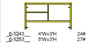 Rental store for SCAFFOLDING END FRAME, 3  TALL, 5  WIDE in Edmonds WA