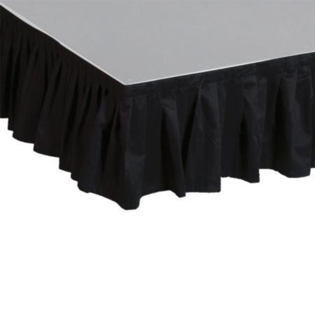 Rental store for SKIRTING, 8 x14  STAGE, BLACK SPECIAL in Edmonds WA