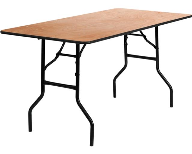 Rental store for TABLE, BANQUET 4  x 3  WOOD in Edmonds WA