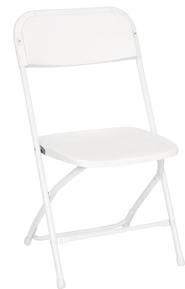 Rental store for CHAIR, FOLDING WHITE BIG AND TALL, WIDE in Edmonds WA