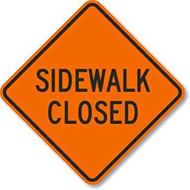 Rental store for SIGN, SIDEWALK CLOSED in Edmonds WA